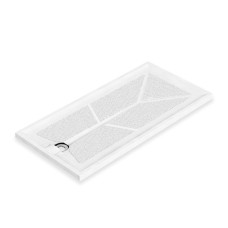 Braddan 1420x700 tray with gravity waste