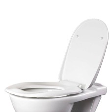 Ergonomic WC Seat with lid (White)