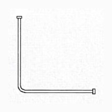 1800mm x 820mm ‘L’ Shaped Curtain Rail