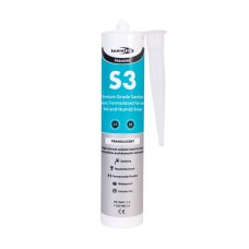 310ml Clear Bath & Sanitary High Modulus Silicone Sealant