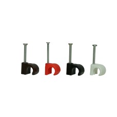 Round Cable Clips 5-7mm (pack of 1000)