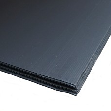 2.4m x 1.2m 2mm/250gsm Black Protection Board (UK Manufactured) corex