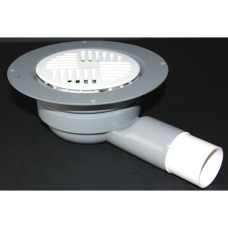 PHLEXIMAX 50 TWO PART VINYL FLOOR GULLEY 52719, INCLUDES UK ADAPTER