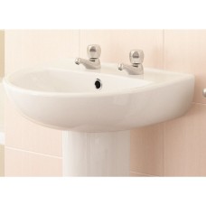 BROADGATE PLUS 55CM TWO TAPHOLE BASIN OL372