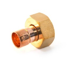 PlumbRight Straight Tap Connector End Feed 22mmx3/4inch